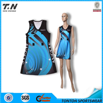 China Wholesale Custom Sublimation Netball Netball Dress